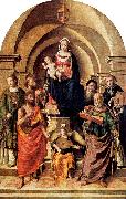 Palmezzano, Marco, Virgin and Child Surrounded by Saints